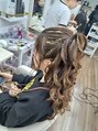 グロス 心斎橋(GLOSS) イベントヘアでハーフポニー！ラメで華やかに彩りました！