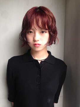 アルテヘアー(arte HAIR) 【arte HAIR】レッドカラー/ボブヘア/ボブパーマ