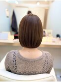美髪矯正ナチュラルボブ
