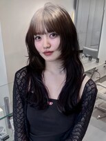 ソル バロール 表参道(SOL .valor)&nbsp;ホワイトミルクティー×ルーツカラー×デザインカラー×レイヤー