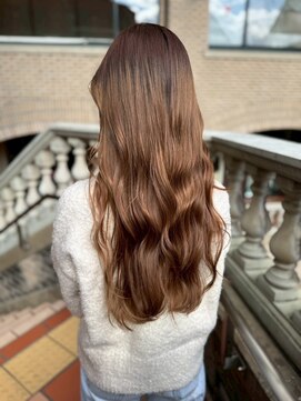 ラシェンテ みのおキューズモール(La Sente) ナチュラルゆるウェーブロング