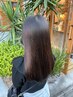 【前髪ストレート】カット＋気になる前髪のみの縮毛矯正♪