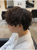 MEN’S HAIR/波巻ツイストスパイラル/フェザーパーマ/伊勢崎