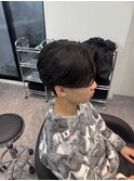 ナチュラル毛流れセンターパート