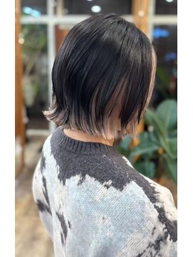 桃の木 ヘアー(桃の木 hair) インナーカラー×ホワイトブロンド/ブリーチ2回