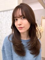 アンフィニー 銀座(ANFINI)&nbsp;前髪/顔まわり小顔/大人レイヤー/レイヤーカット/丸顔/面長/銀座