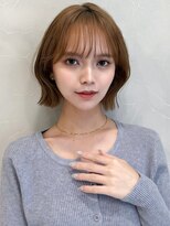 アグノス 青山(Agnos)&nbsp;小顔カットエアリーカール愛されシースルーバング結べるボブ