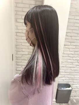 フーバイケンジ(fuu + KENJE) エクステで可愛いインナーカラー/大谷