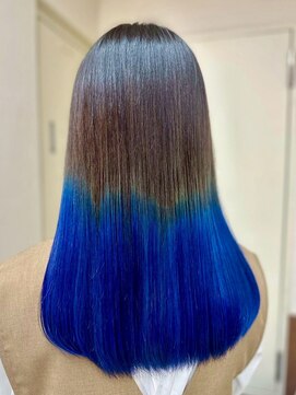 エターナルバイマティーナ(Eternal by MATINA) 【セクションカラー/ブルー】池袋美容室