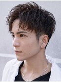 渋谷メンズパーマルーズショートアクティブショートツイスパ緩め