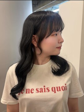 カノエ(canoe) 艶髪ブルーブラック