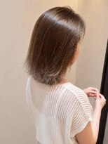 エイム ヘア リンク 長津田店(eim hair rink) 切りっぱなしロブ/外ハネミディアム/抜け感【長津田/髪質改善】