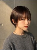 【狭山ヶ丘・小手指・武蔵藤沢】小顔ベリーショート×艶カラー