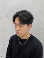 アッシュ 八王子みなみ野店(Ash)&nbsp;センターパート×フェザーパーマ　八王子みなみ野