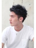 外国人風ビジカジツーブロックジェントルマンベリーショート