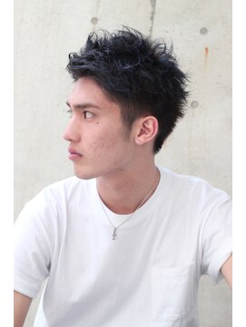 ブークル(boucle) 外国人風ビジカジツーブロックジェントルマンベリーショート