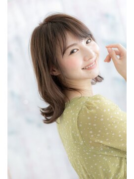 ヘアアンドビューティー ミック(Hair & Beauty miq) くびれカールが色っぽカワイイこなれカジュアルふわミディ