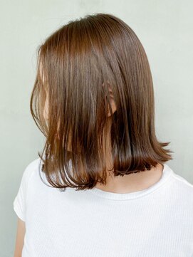 アイティー バイ アルバム 浦和店(IT by ALBUM) 外ハネボブ_ココアブラウンフリンジウェーブ_ba298032