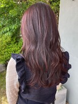 ヘア プロデュース キュオン(hair produce CUEON.)&nbsp;ロングレイヤー×ピンク