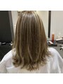 パウダーヘアー(powder hair)&nbsp;ミセス向けのはいらいとでデザイン【白髪ぼかし】