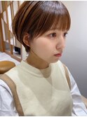 【20代30代40代】フェザーバング/大人ショート/丸みショート◎