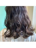 20代30代大人可愛いエアリーボブラベンダーベージュ透明感