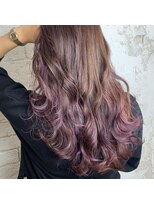 ピンクグラデーション10代20代11000円