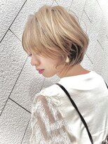 ジエクト 本店(The Ect)&nbsp;上品フォルム大人ボブ×ミルクティーベージュ×くせ毛カバー