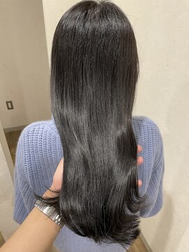 サク(Sac.) ネイビーブラック×ブルーグレージュ Sac.恵比寿　栃木優佑