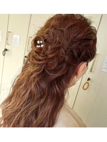 ソイル(SOiL) ハーフアップアレンジ