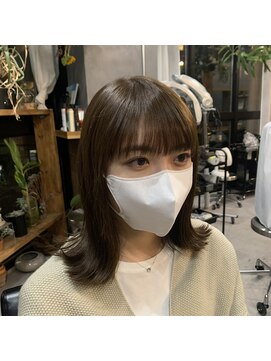 パム 恵比寿(PAM.) ショコラブラウン外ハネボブ