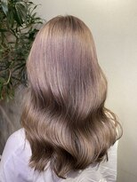エクボ(ekubo.) 髪質改善/ミルクティーグレージュ/ロング/透明感カラー/銀座