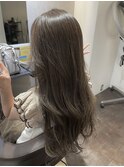 ふんわりロング × スモークベージュ☆