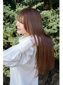 髪質改善ショコラベージュカラー