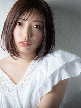 カバーヘア ブリス 大宮西口(COVER HAIR bliss) □キレイめカジュアル艶感前下がりボブ215-3★大宮20代30代40代