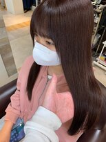 トゥーリ 春日店(tuuli) 大人かわいい前髪◆マチルダボブ◆ピンクベージュ◆髪質改善◆