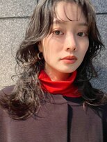 フリティ 大阪西梅田店(friity)&nbsp;ベージュインナーカラーショートボブレイヤーミディアム前髪