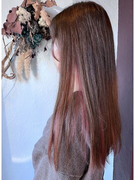 ロホサラマ(ROHO salama) インナーカラー☆ピンク