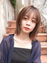 ニコ トウキョウ 渋谷(nico TOKYO)&nbsp;ミディアムレイヤーカットボブウルフ/10代20代/インナーカラー