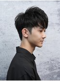 メンズツーブロックナチュラルマッシュ×清潔感