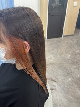 テーラヘアー ユーカリが丘店(TELA HAIR) インナーオレンジ【TELA HAIRユーカリが丘】
