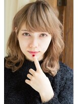 メンズアンドレディース モテナ&nbsp;ベージュ系カラー 無造作 抜け感ヘア【モテナ 豊田 浄水】