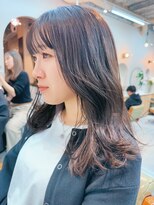 ロウバイレボ 柏(lou by revo)&nbsp;ミディアム/韓国風/レイヤーカット/顔回りカット/柏駅