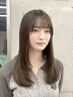 【初回3回割】前髪カット+色鮮アディクシーカラー+艶トリートメント　￥8990