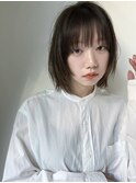 フェイスレイヤーボブ#イメチェン#外ハネボブ#美髪#ワイドバング