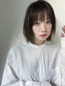 コクーン(Cocoon) フェイスレイヤーボブ#イメチェン#外ハネボブ#美髪#ワイドバング