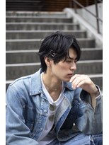 ユーフォリア 渋谷グランデ(Euphoria SHIBUYA GRANDE)&nbsp;ツイストスパイラルパーマ メンズ　ゆるめ　縦落ち　短め　k