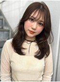 顔周りカット くびれヘア レイヤーカット 小顔カット 美髪