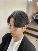 抜きっぱなしセンターパート