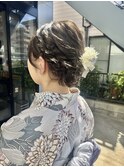 【ヘアアレンジ】浴衣ヘア　　畑瀬彩華